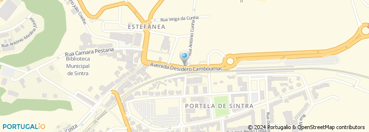 Mapa de Radio Clube de Sintra