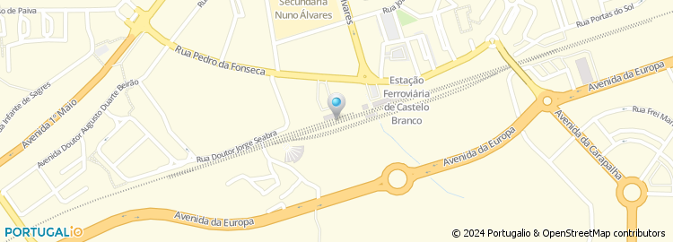 Mapa de Rafael Caldeira - Táxis, Unipessoal Lda