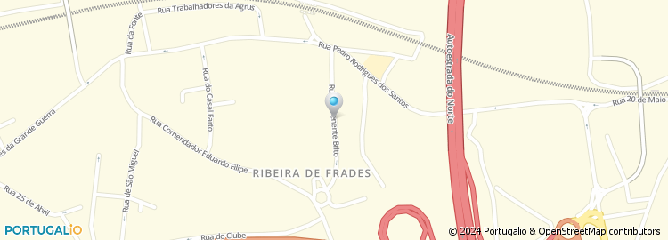 Mapa de Rafael & Filhos - Indústria de Frio, Lda