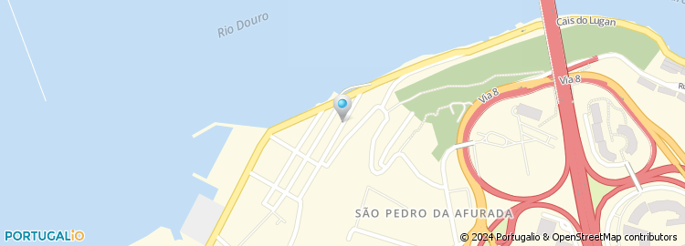 Mapa de Rainha do Douro - Transportes e Passeios Fluviais, Lda
