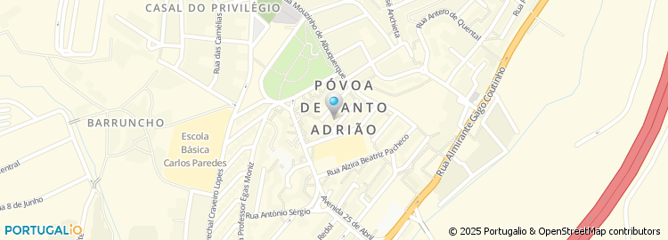 Mapa de Raul Arrais Santos