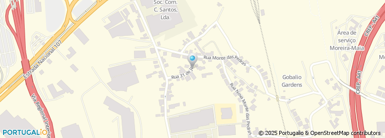 Mapa de Rci - Represent. Comércio e Indústrias Texteis, Lda