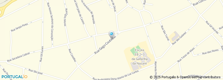 Mapa de Rebopeixe - Sociedade de Aquacultura de Aveiro Lda