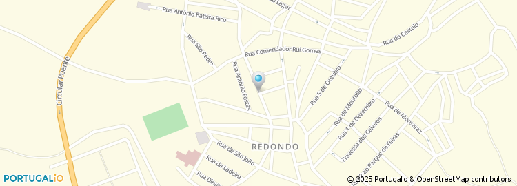 Mapa de Rua Cândido dos Reis