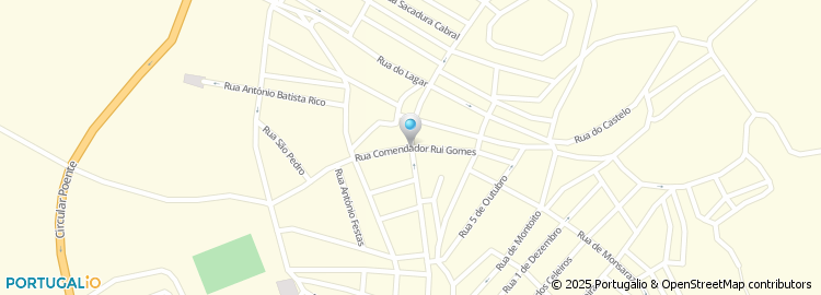 Mapa de Rua Comendador Ruy Gomes