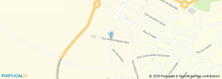 Mapa de Rua Infante Dom Henrique