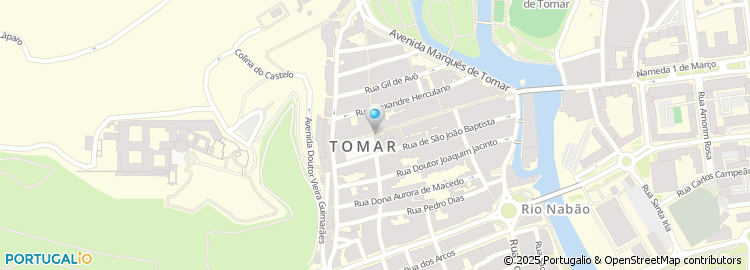 Mapa de Região de Turismo dos Templarios(Floresta Central e Albufeiras)