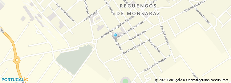 Mapa de Rua Doutor José Carvalho Moniz