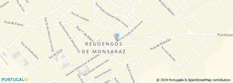 Mapa de Rua Alberto Monsaraz