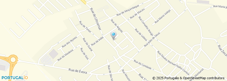 Mapa de Rua António Janeiro