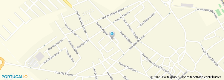 Mapa de Rua da Cruz Vermelha