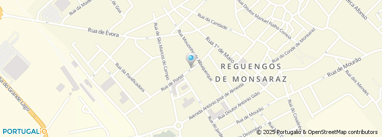 Mapa de Rua de Portel