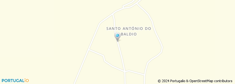 Mapa de Rua de Santo António do Baldio
