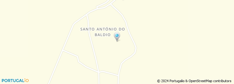 Mapa de Santo António do Baldio