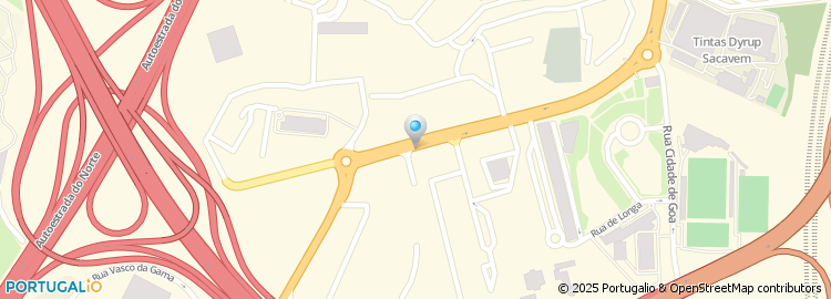 Mapa de Reparadora Automovel da Quinta do Cerrado, Lda