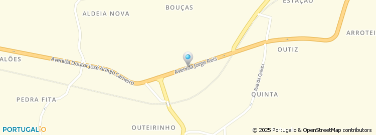 Mapa de Repoutiz - Comércio e Reparação de Maquinas Agricolas, Lda