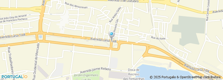 Mapa de Residencial Arrabida