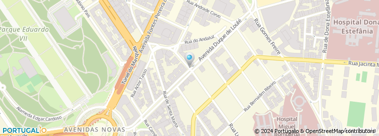 Mapa de Residencial Dom Jose, Lda