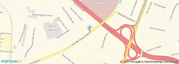 Mapa de Residencial Portucalense