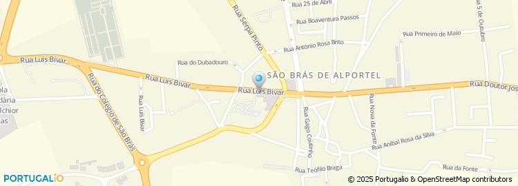 Mapa de Residencial São Bras