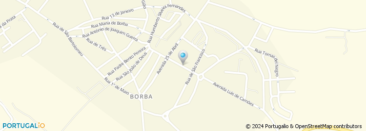Mapa de Residencial Vila Borba, Lda