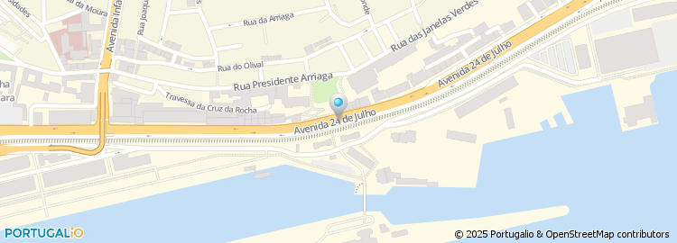 Mapa de Restaurante A Brasileira da Rocha, Lda