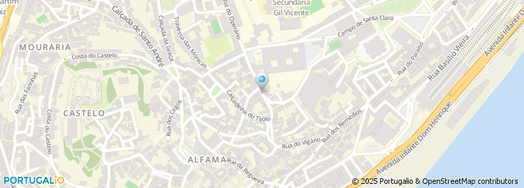 Mapa de Restaurante A Parreirinha de São Vicente