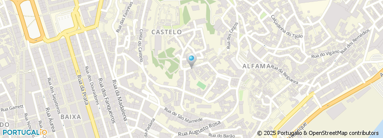 Mapa de Restaurante Arco do Castelo