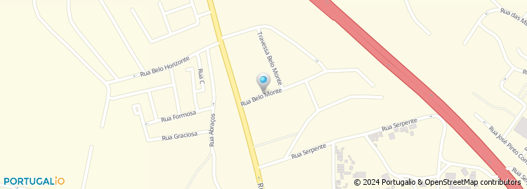 Mapa de Restaurante Belmonte, Lda