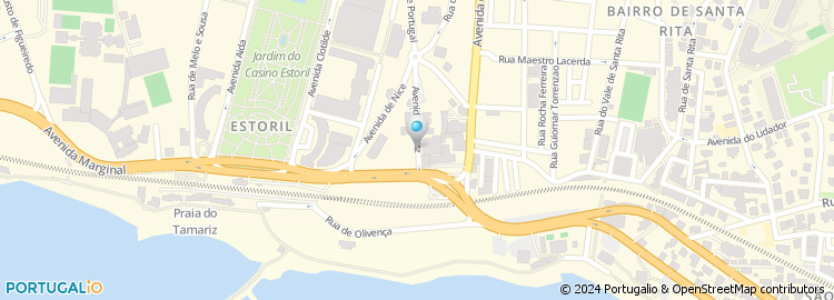 Mapa de Restaurante Biarritz, Lda