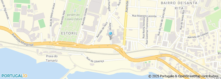 Mapa de Restaurante Biarritz, Lda