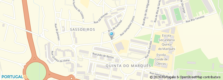 Mapa de Restaurante Cafe Churrasqueira Belavista, Lda