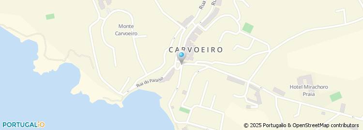 Mapa de Restaurante Carvoeiro