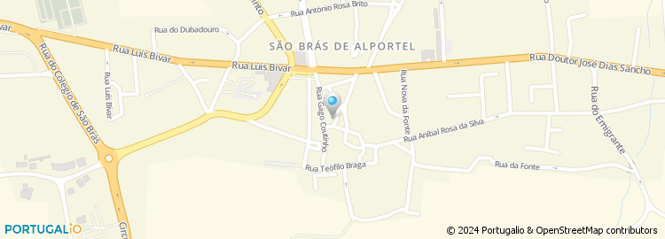 Mapa de Restaurante Churrasqueira São Bras