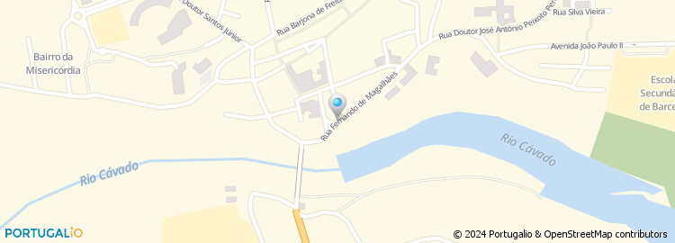 Mapa de Restaurante da Quinta dos Lagos