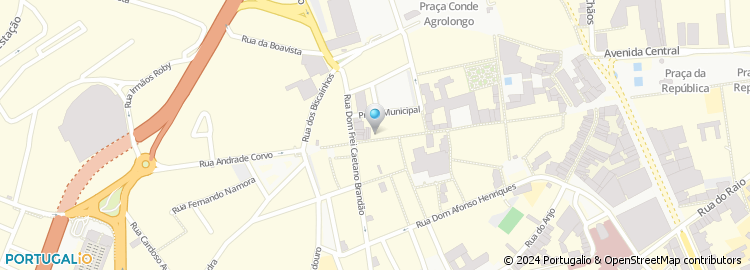 Mapa de Restaurante da Rua D. Diogo Lda