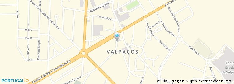 Mapa de Restaurante Escondidinho