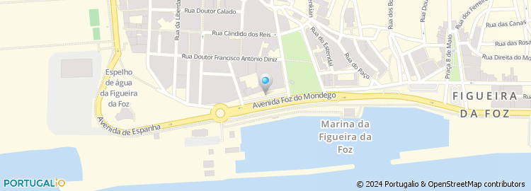 Mapa de Restaurante Foz do Mondego