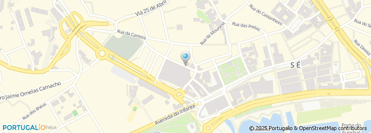Mapa de Restaurante Jardim das Flores