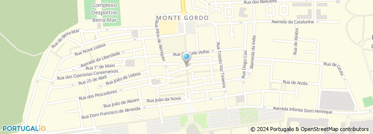 Mapa de Restaurante Marisqueira Monte Gordo