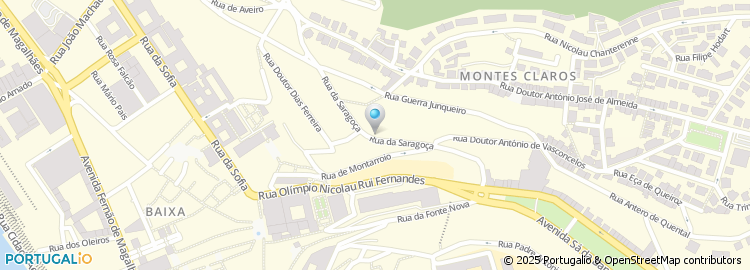 Mapa de Restaurante Mimo Saragoça