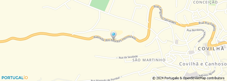 Mapa de Restaurante Montes Herminios