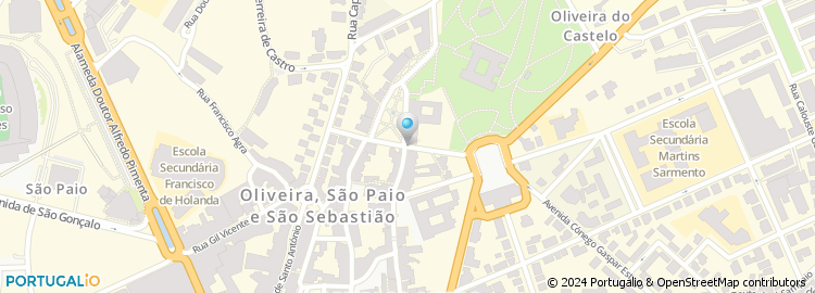 Mapa de Restaurante Mumadona de Castro & Vieira, Lda
