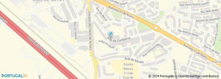 Mapa de Restaurante o Afonso - Indústria Hoteleira, Lda
