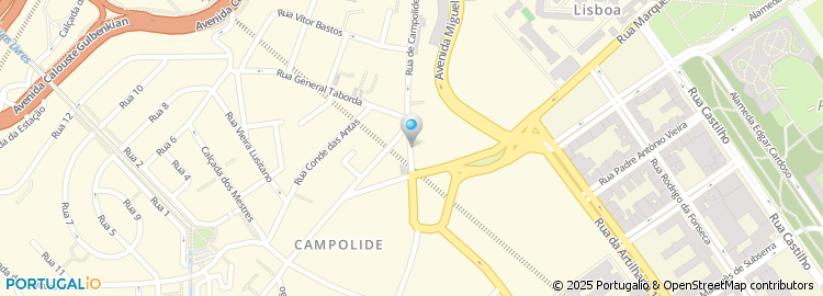 Mapa de Restaurante Os Arcos de Campolide