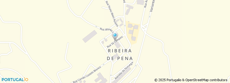 Mapa de Apartado 1, Ribeira de Pena