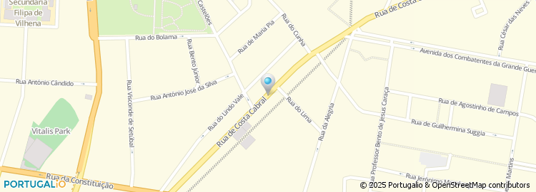 Mapa de Ribeiro & Carvalho, Lda