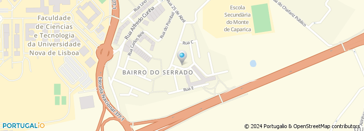 Mapa de Ricardo Cardinho, Unipessoal Lda