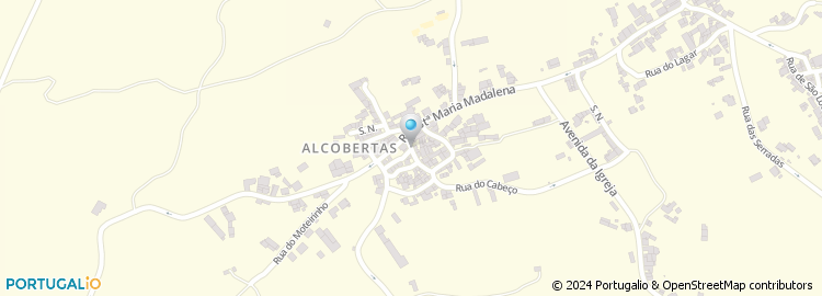 Mapa de Alcobertas