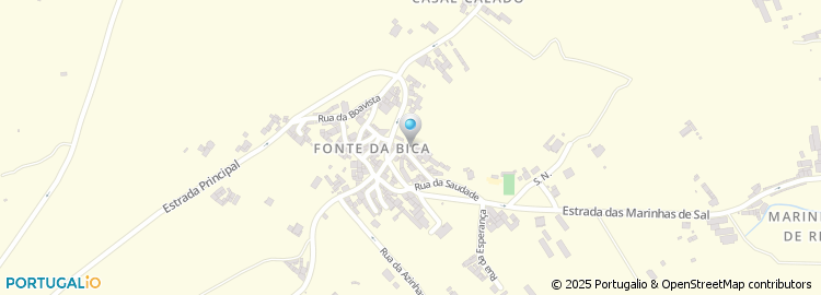 Mapa de Fonte da Bica